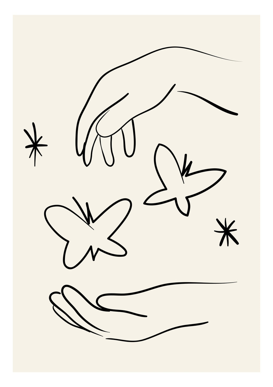 Murmures flottants - Print Only frame