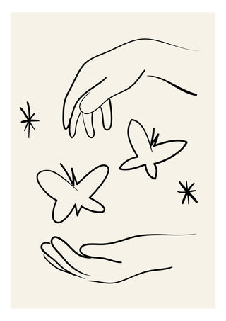 Flüsternde Flügel print