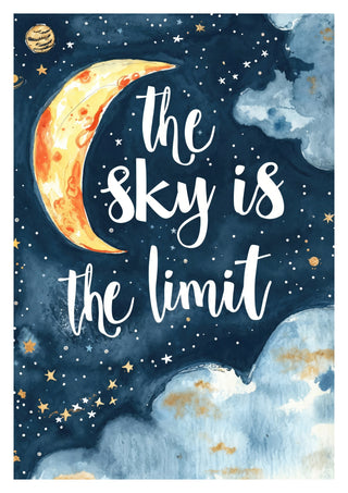 The Sky is the Limit print