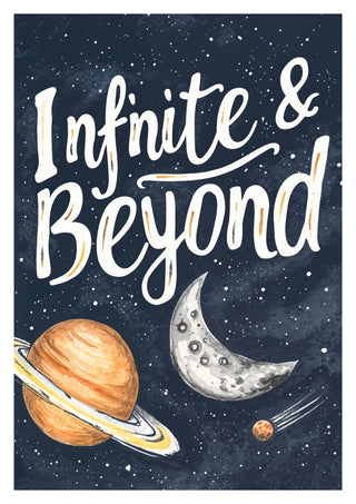 Unendlich & Darüber hinaus print