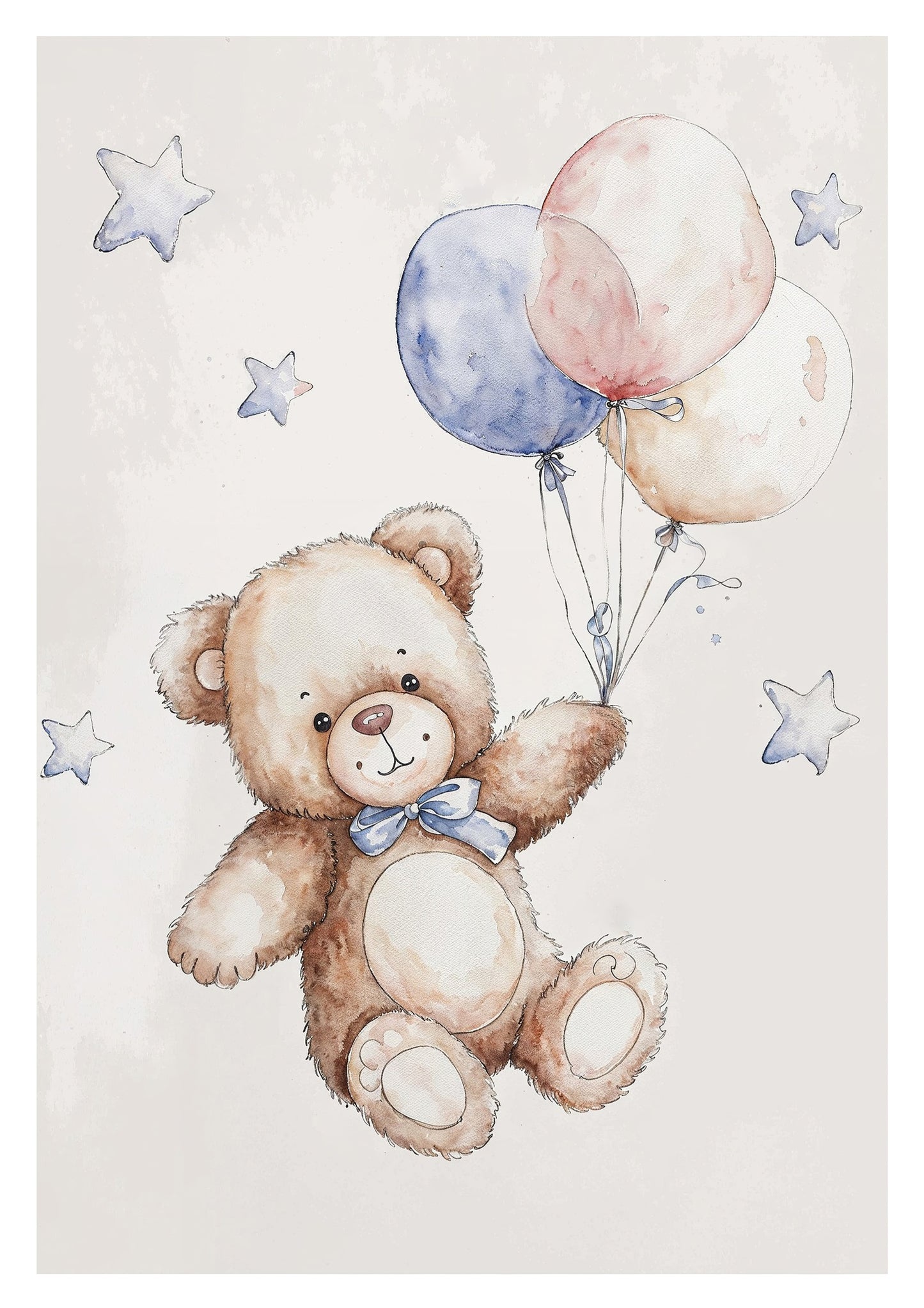 Teddy with Balloons