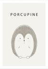 Stachelschwein print