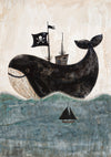 Piratenwal print