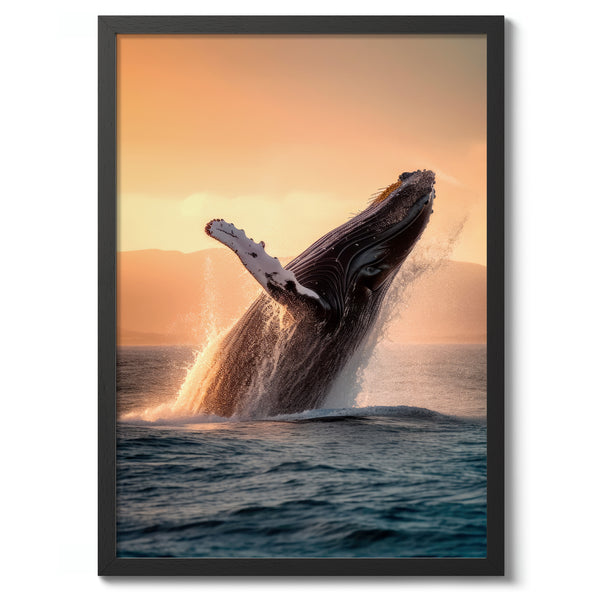 Breaching Whale