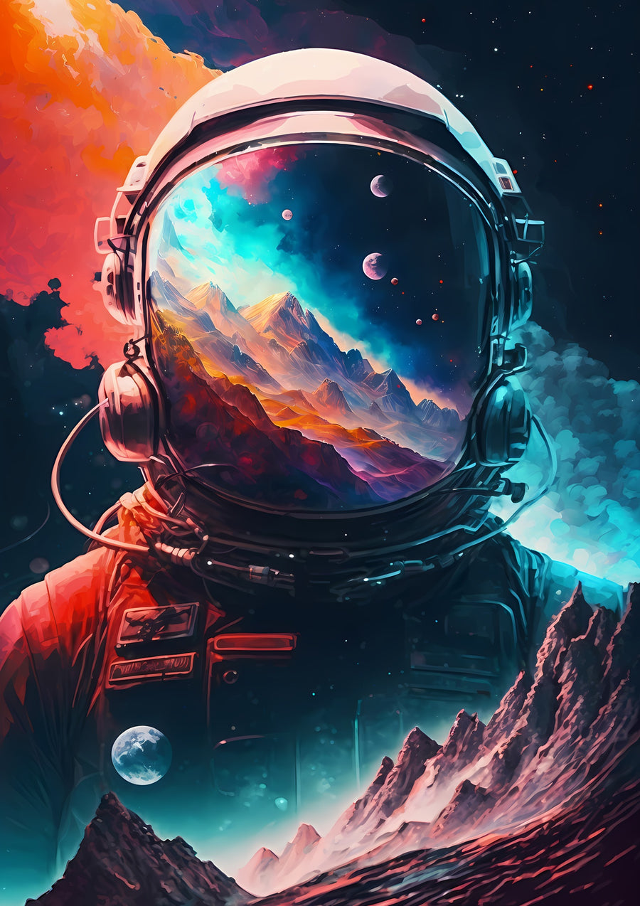 Kosmische Reiziger - Print Only frame