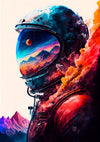 Lone Astronaut print