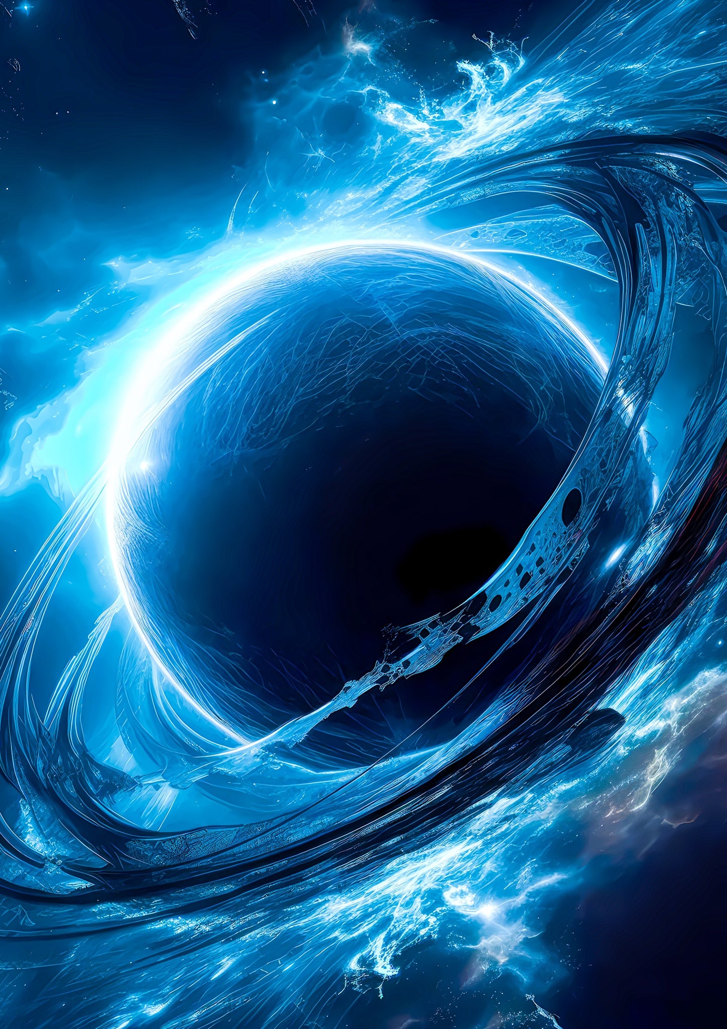 Blue Black Hole