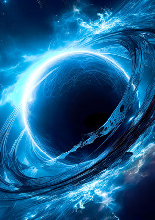 Blue Black Hole print