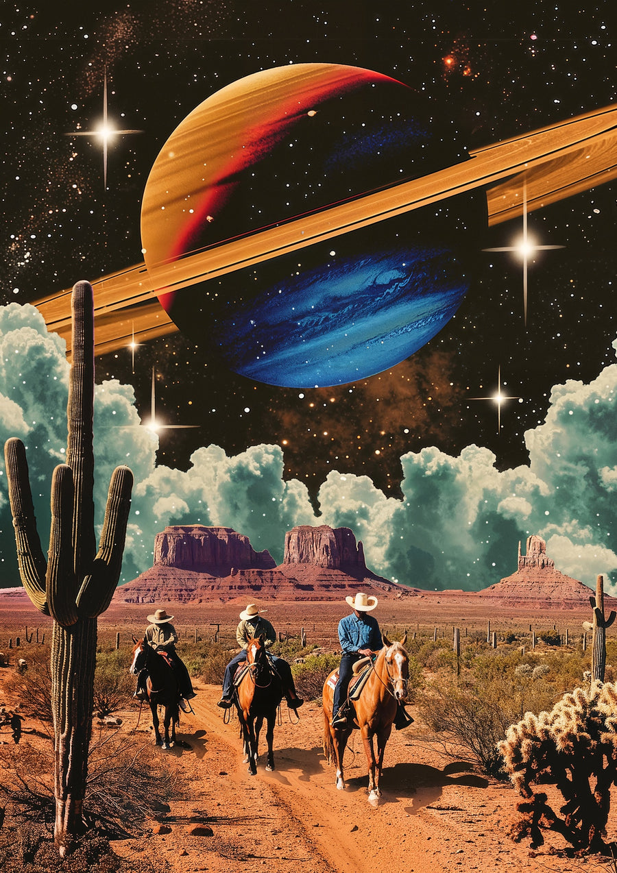 Space Cowboys - Print Only frame