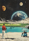 Moon Golf print