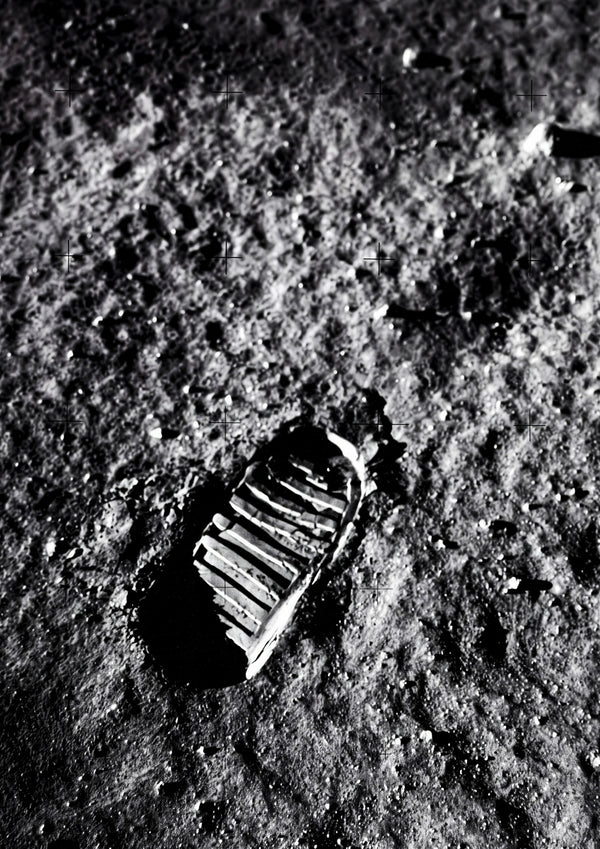 Buzz Aldrin's Bootprint on the Moon