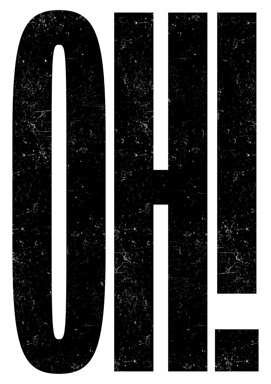 Oh! - Print Only frame