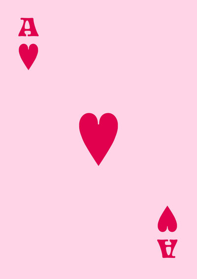 Ace of Hearts B&W