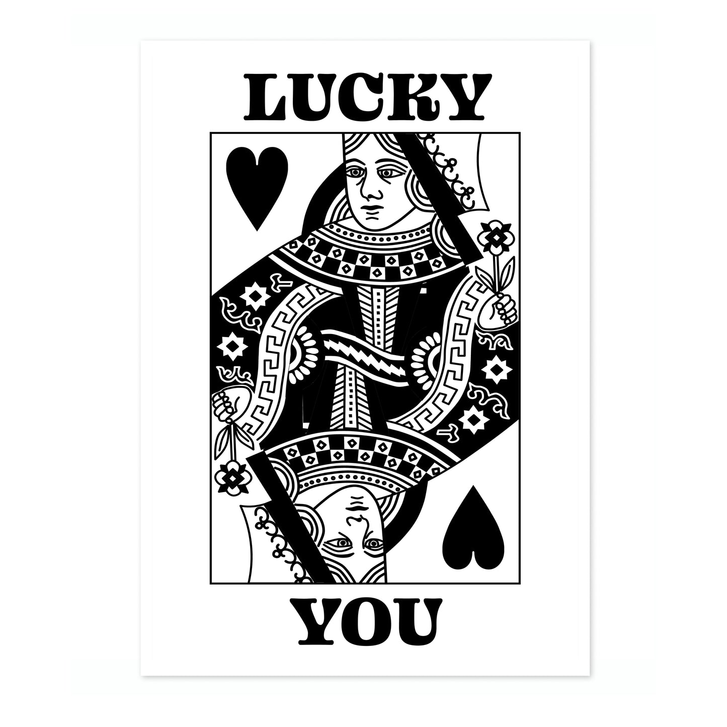 Glückspilz, Herz-Königin S/W