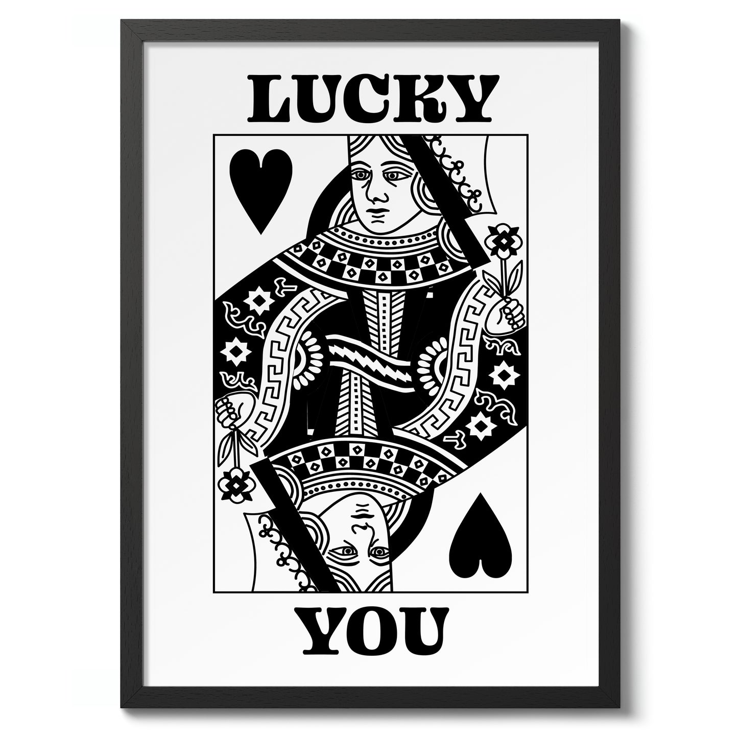 Glückspilz, Herz-Königin S/W