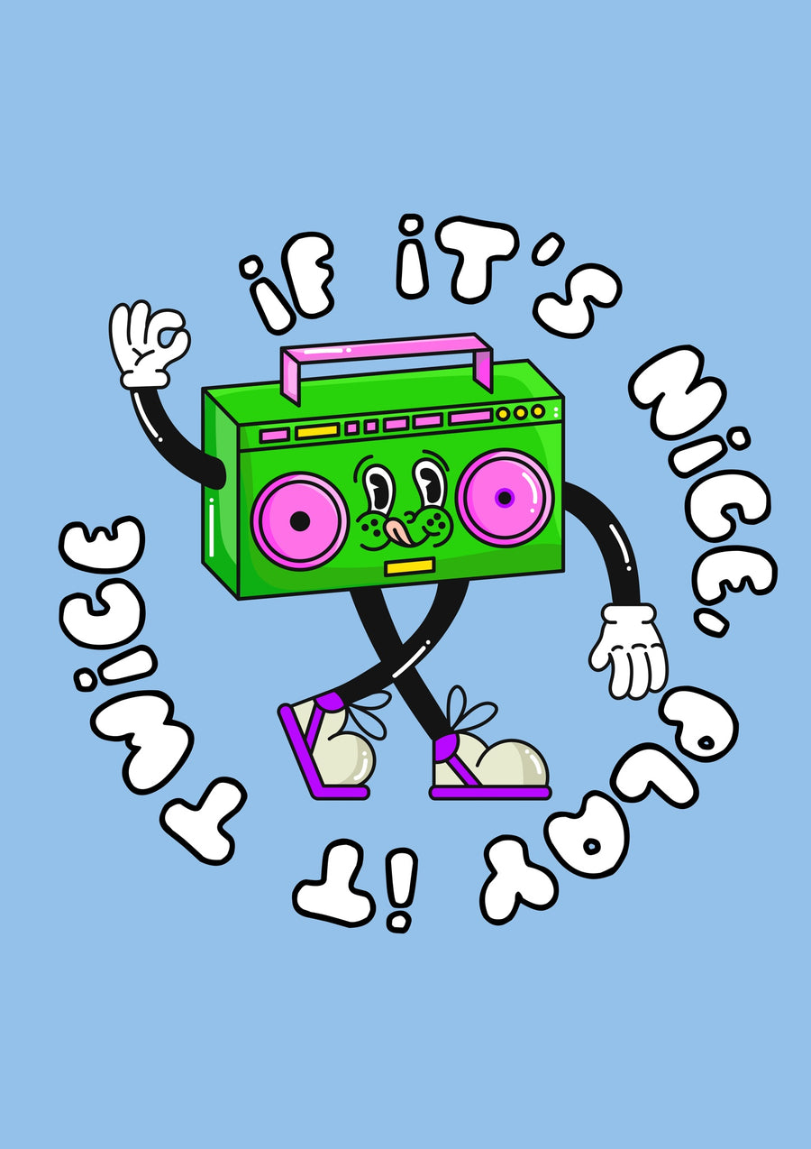 Boombox - Print Only frame