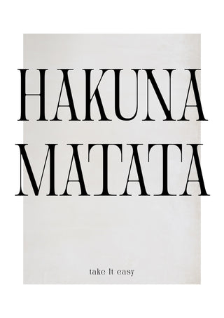 Hakuna Matata print
