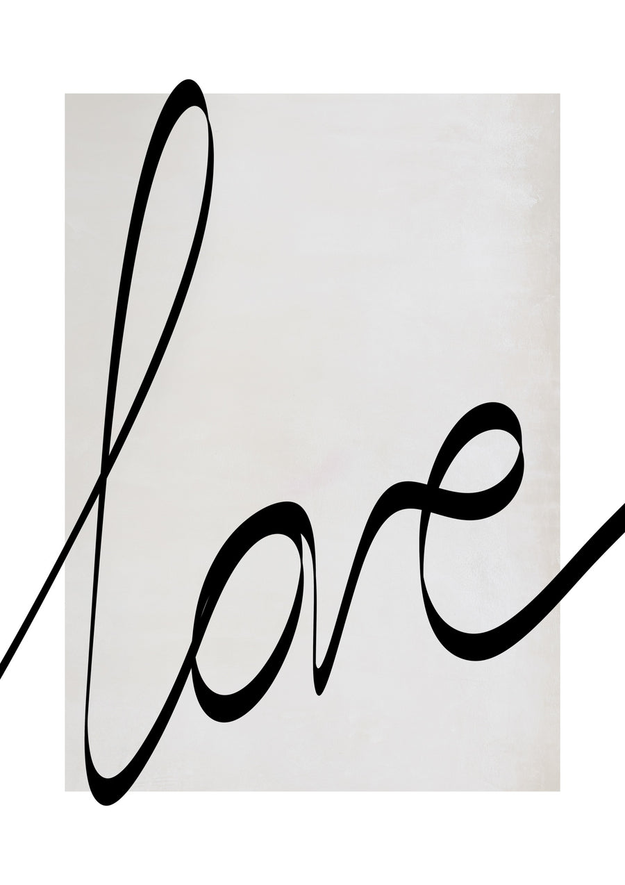 Liebe - Print Only frame