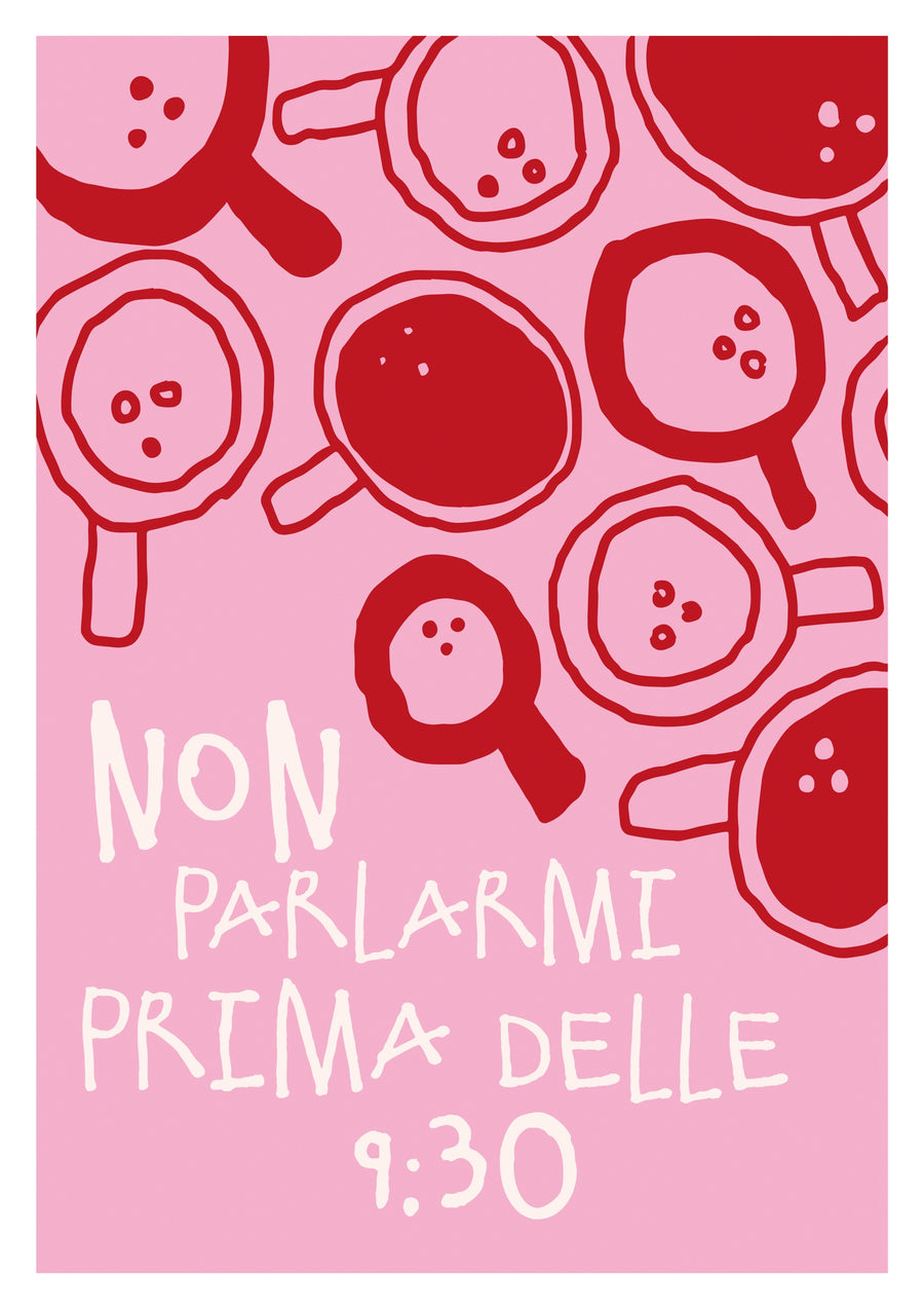Praat niet tegen me voordat ik mijn koffie heb gehad - Print Only frame