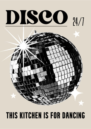 This Kitchen is for Dancing print