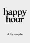 Happy Hour print