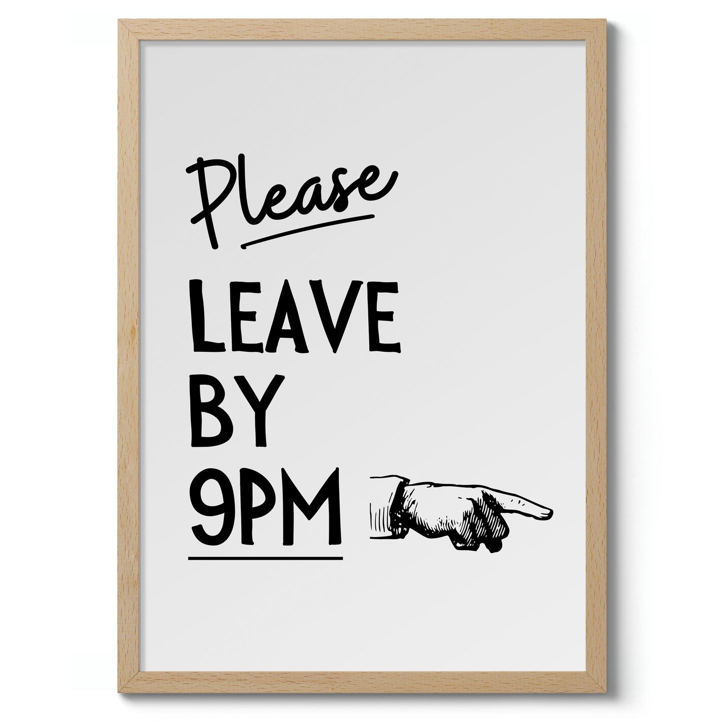 Bitte verlassen Sie bis 21 Uhr, Black