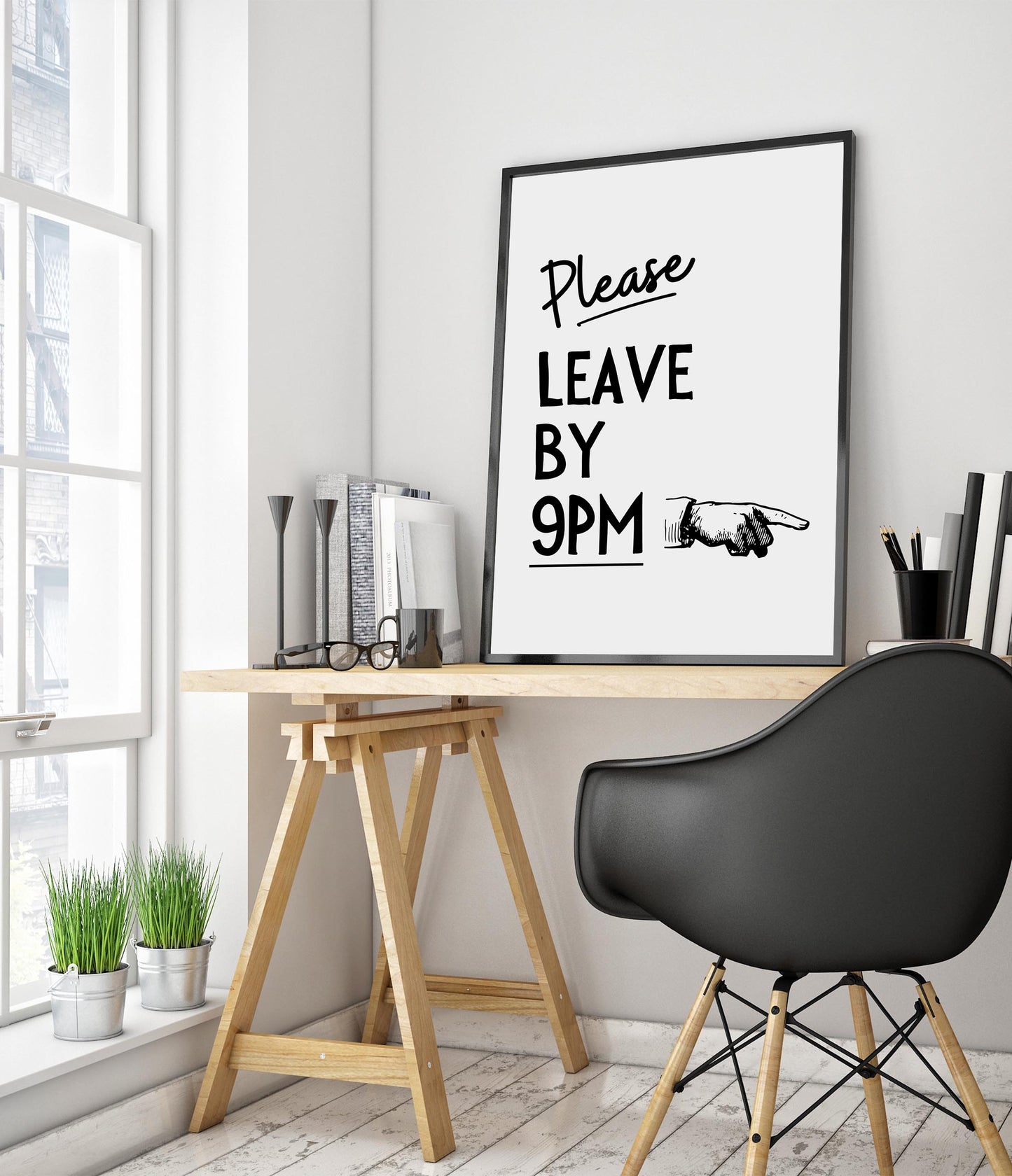 Bitte verlassen Sie bis 21 Uhr, Black