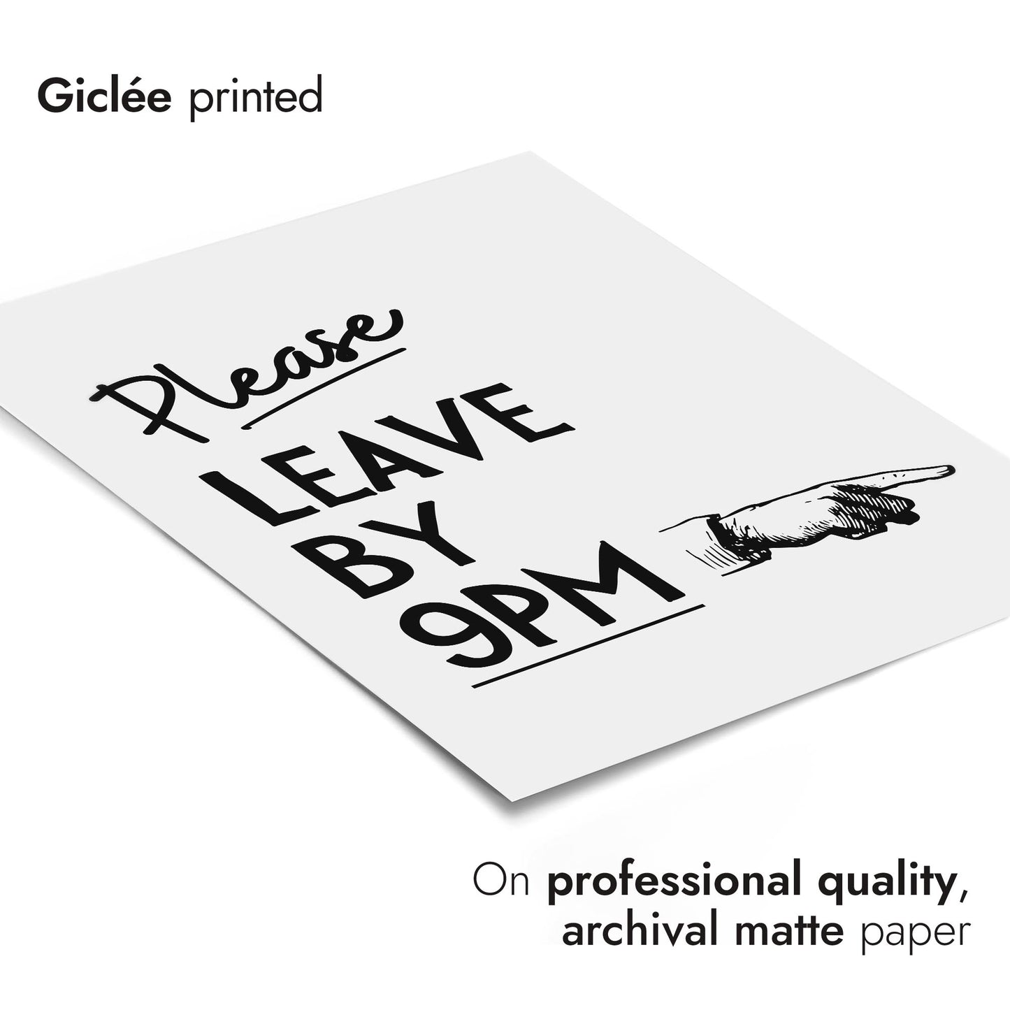 Bitte verlassen Sie bis 21 Uhr, Black