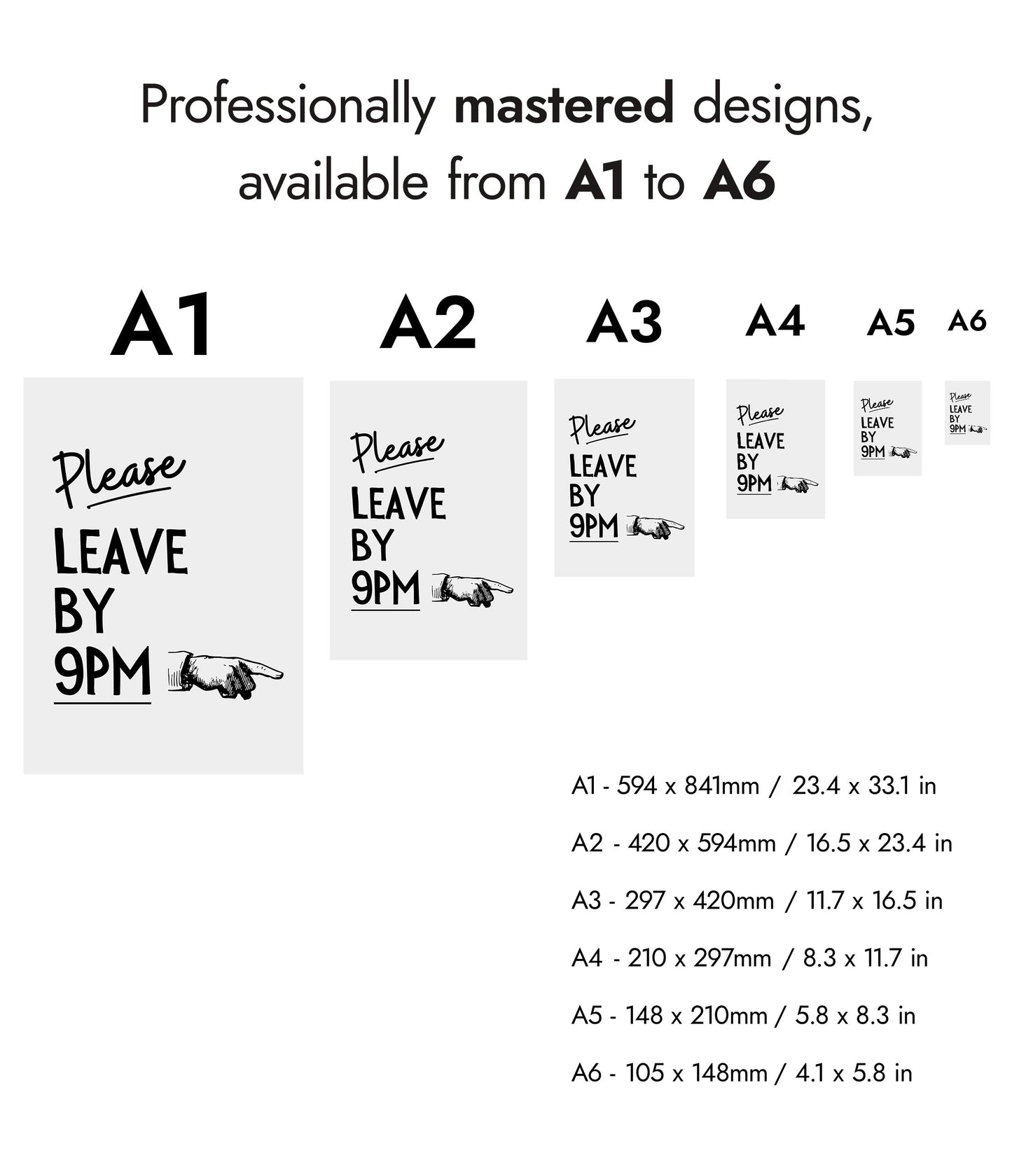 Bitte verlassen Sie bis 21 Uhr, Black