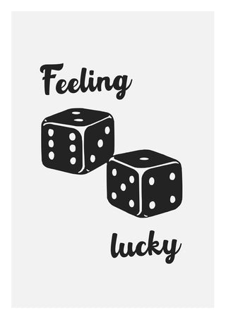 Feeling Lucky print