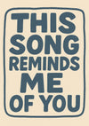 Cette chanson me rappelle toi print