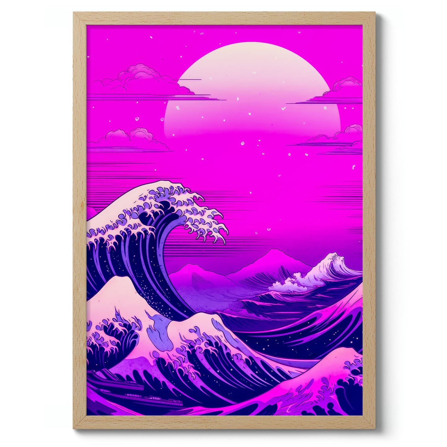 Grote golf bij schemering