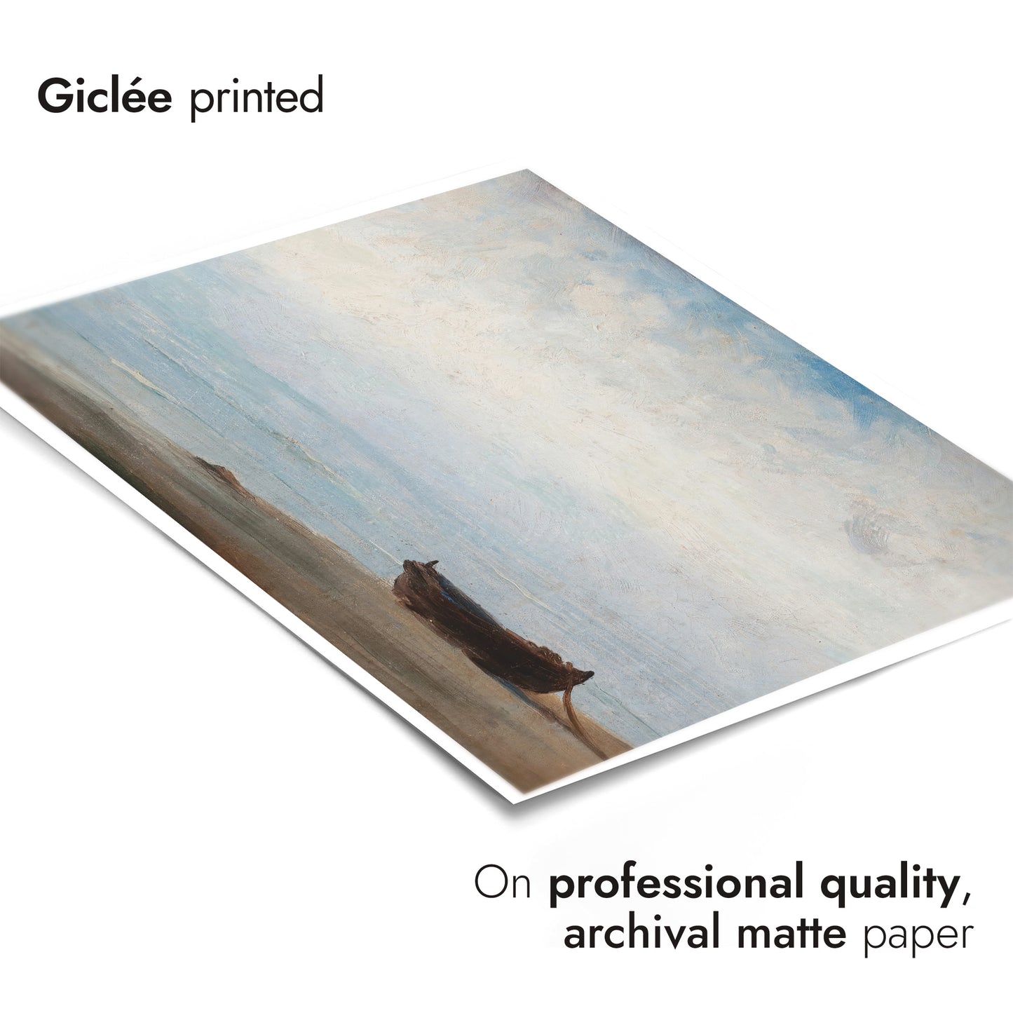 Plage avec des bateaux