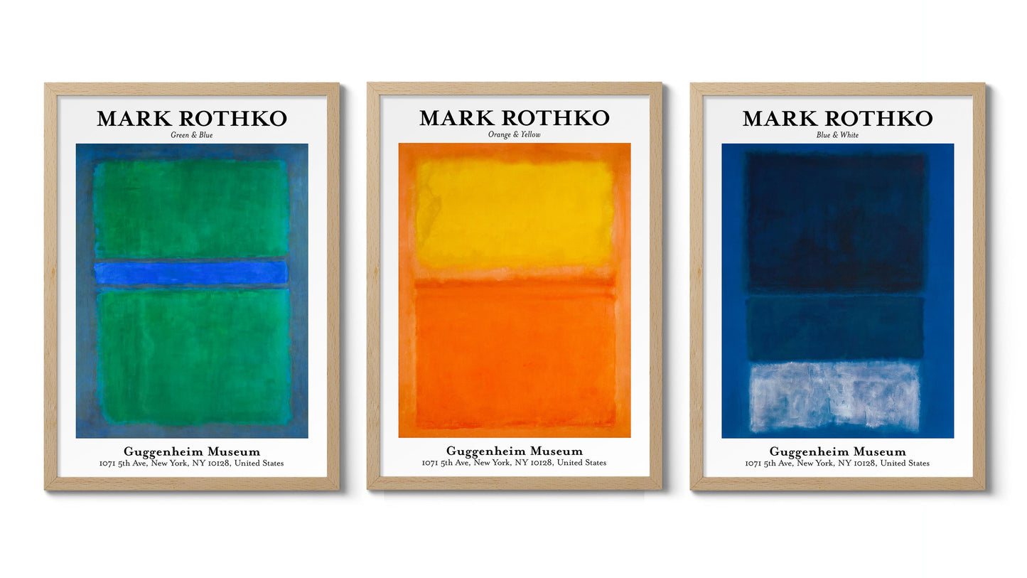 Mark Rothko - Set van 3
