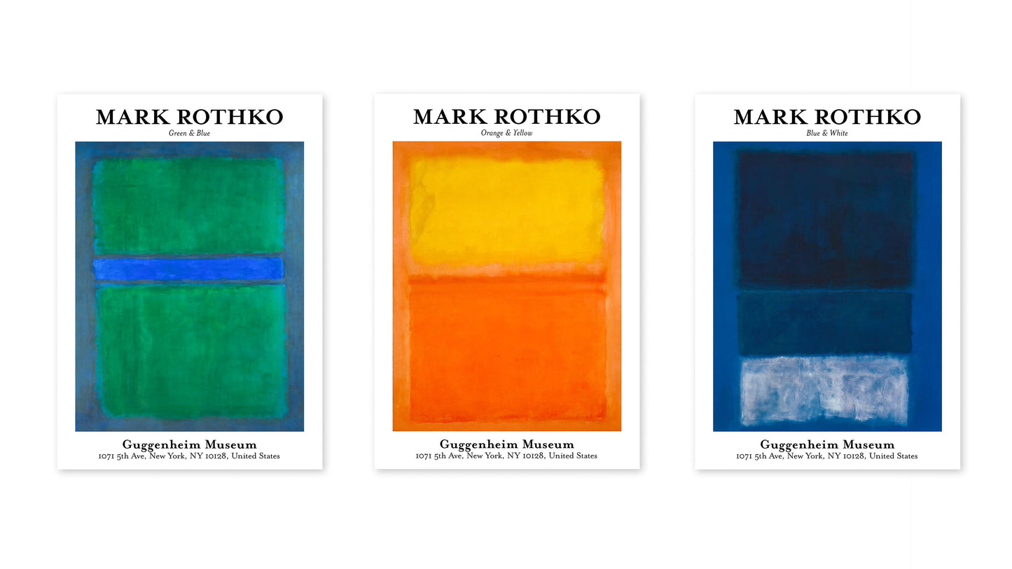 Mark Rothko - Set van 3