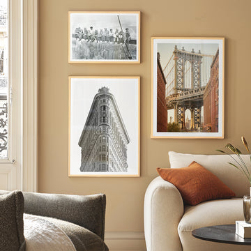 New York fotografigalleri vägg