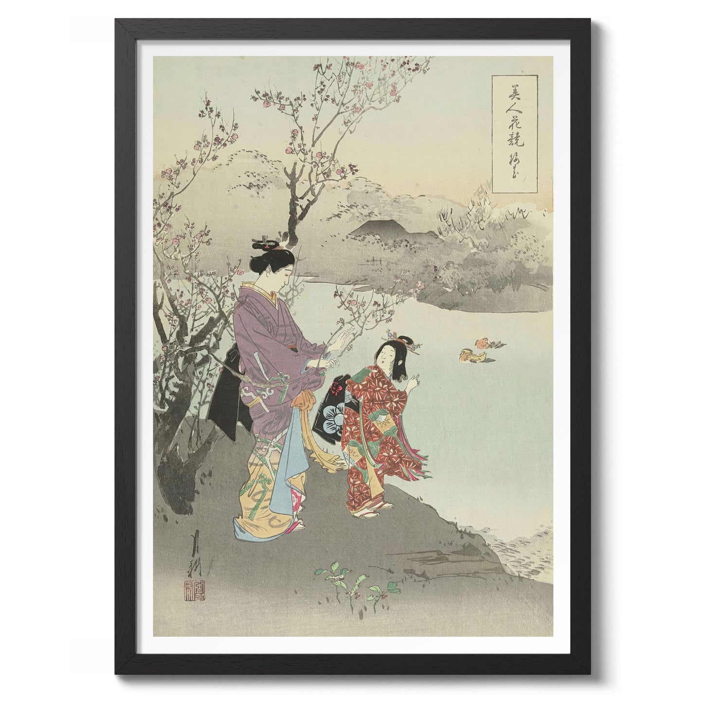 Admiring the Plum Blossom