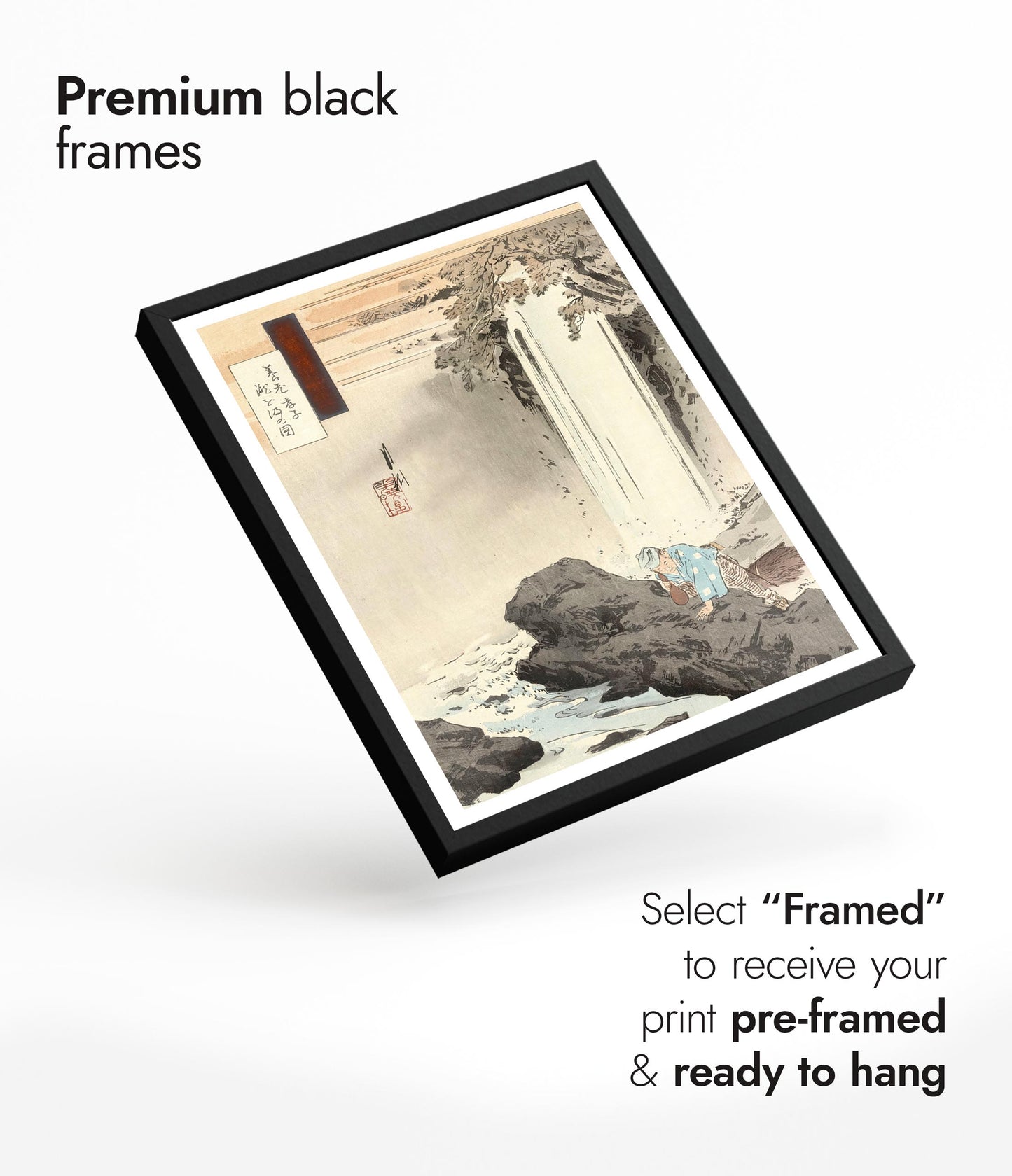 Drawing Water from the Yoro Waterfall