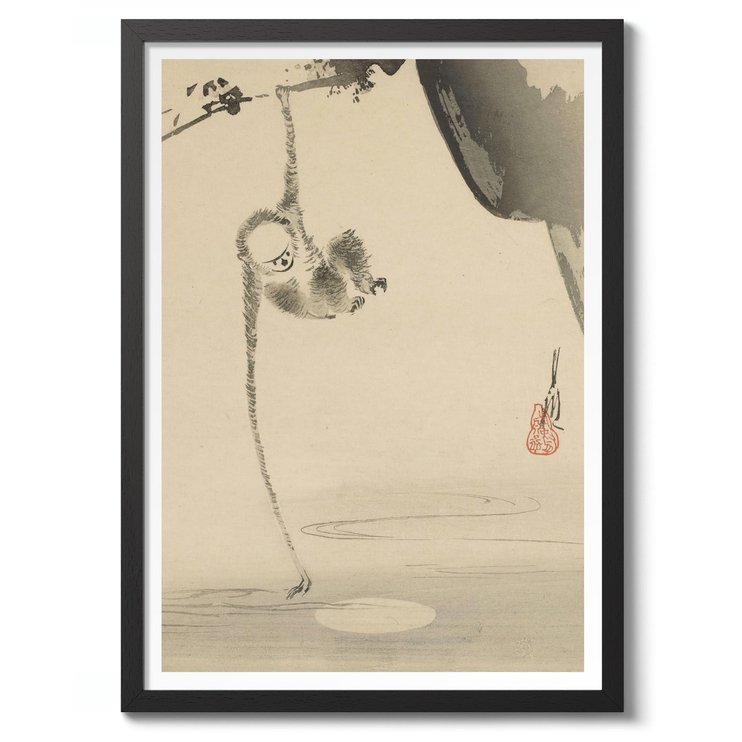 Monkey Reaching for the Moon