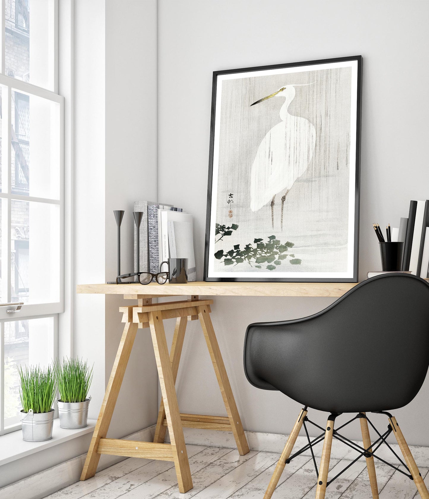 Seidenreiher im Regen