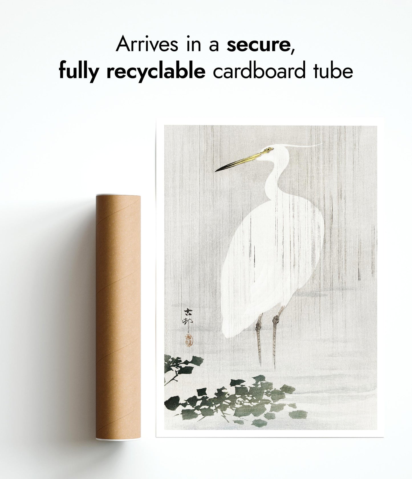 Seidenreiher im Regen