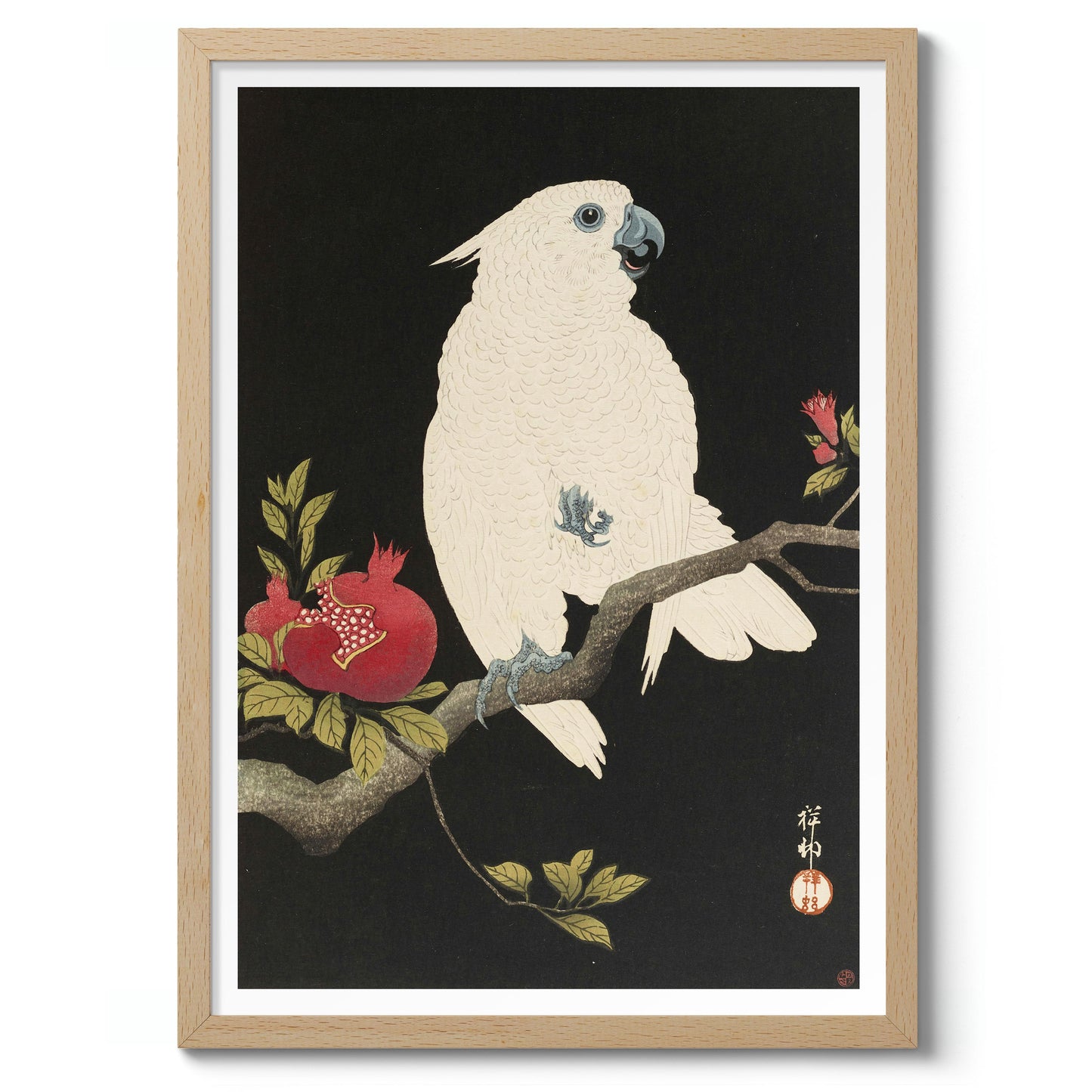 Cockatoo & Pomegranate