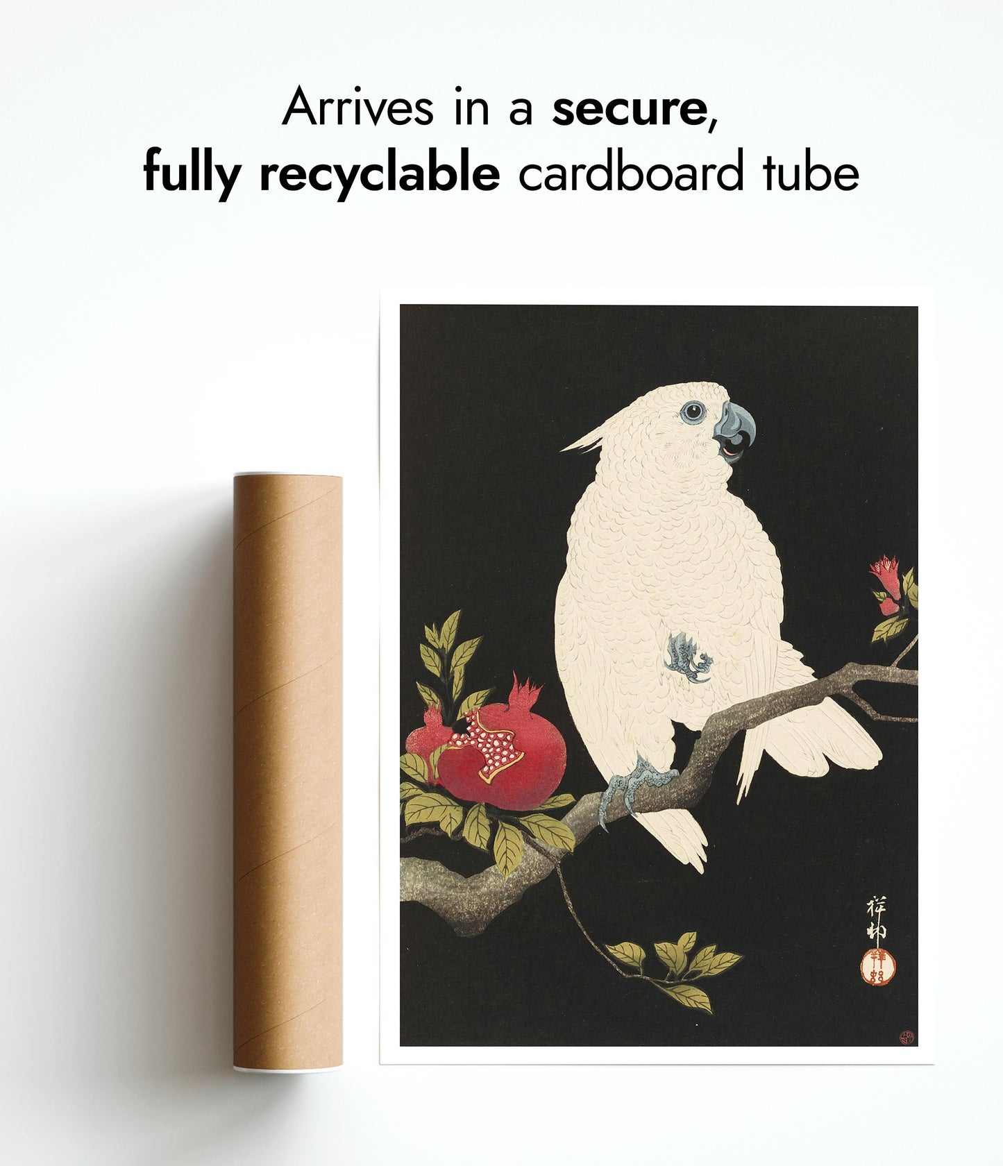 Cockatoo & Pomegranate