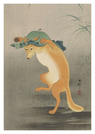 Tanzender Fuchs print