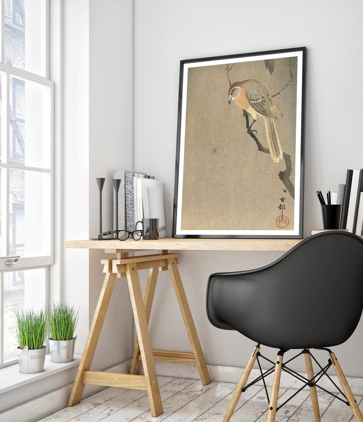 Buffalo-Köpfiger Würger & Spinne