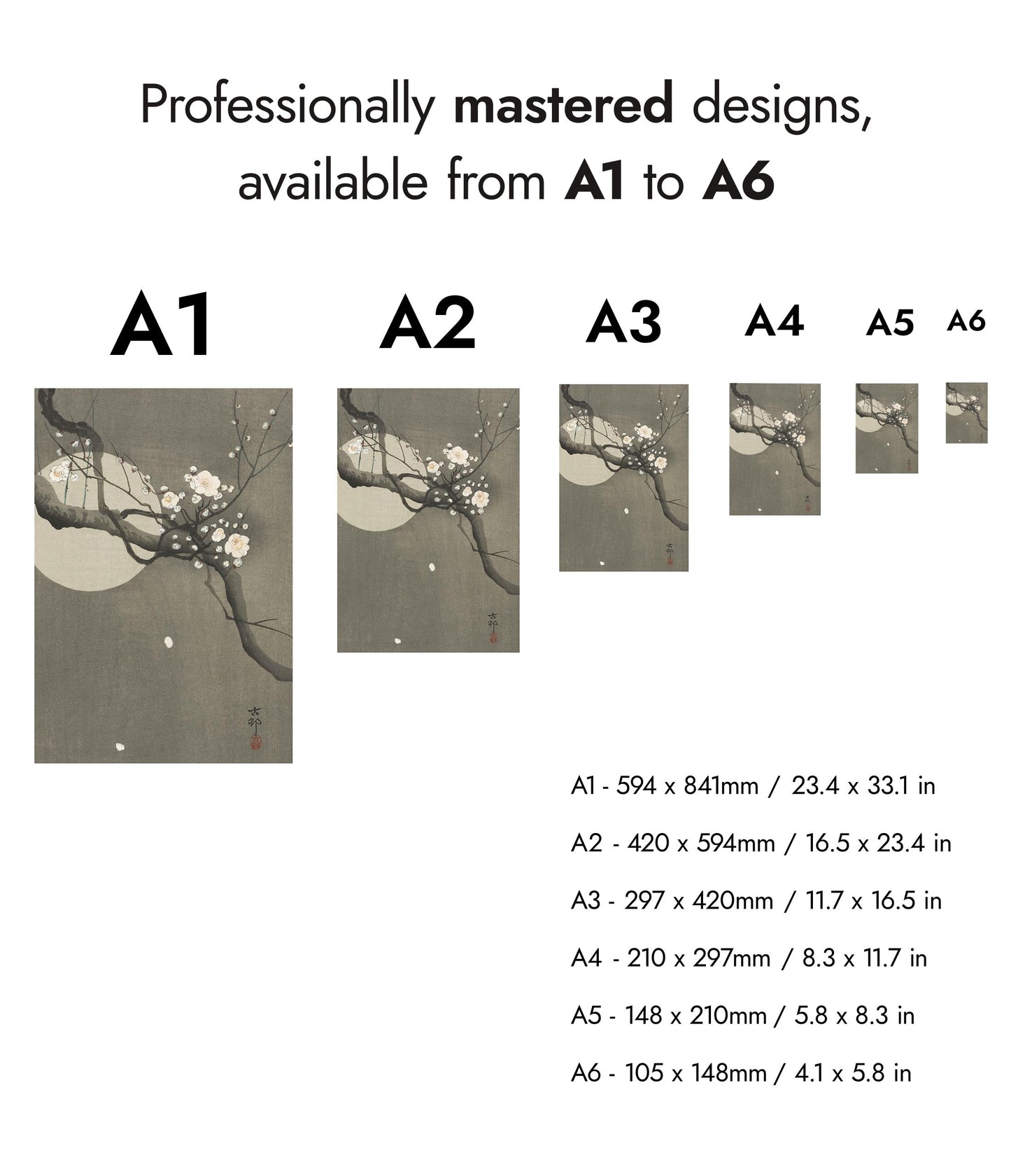 Flowering Plum & Moon