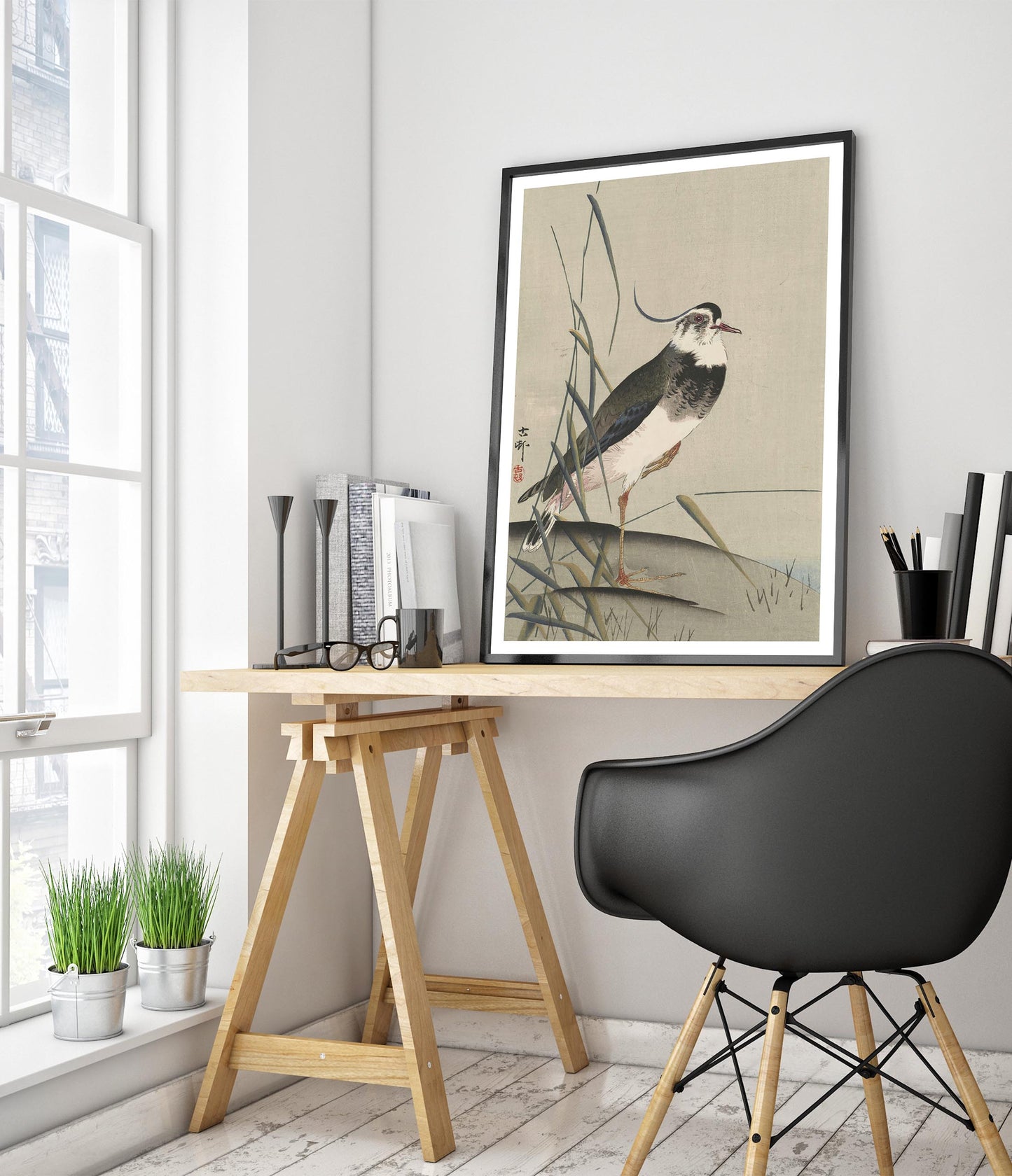 Northern Lapwing & Reeds