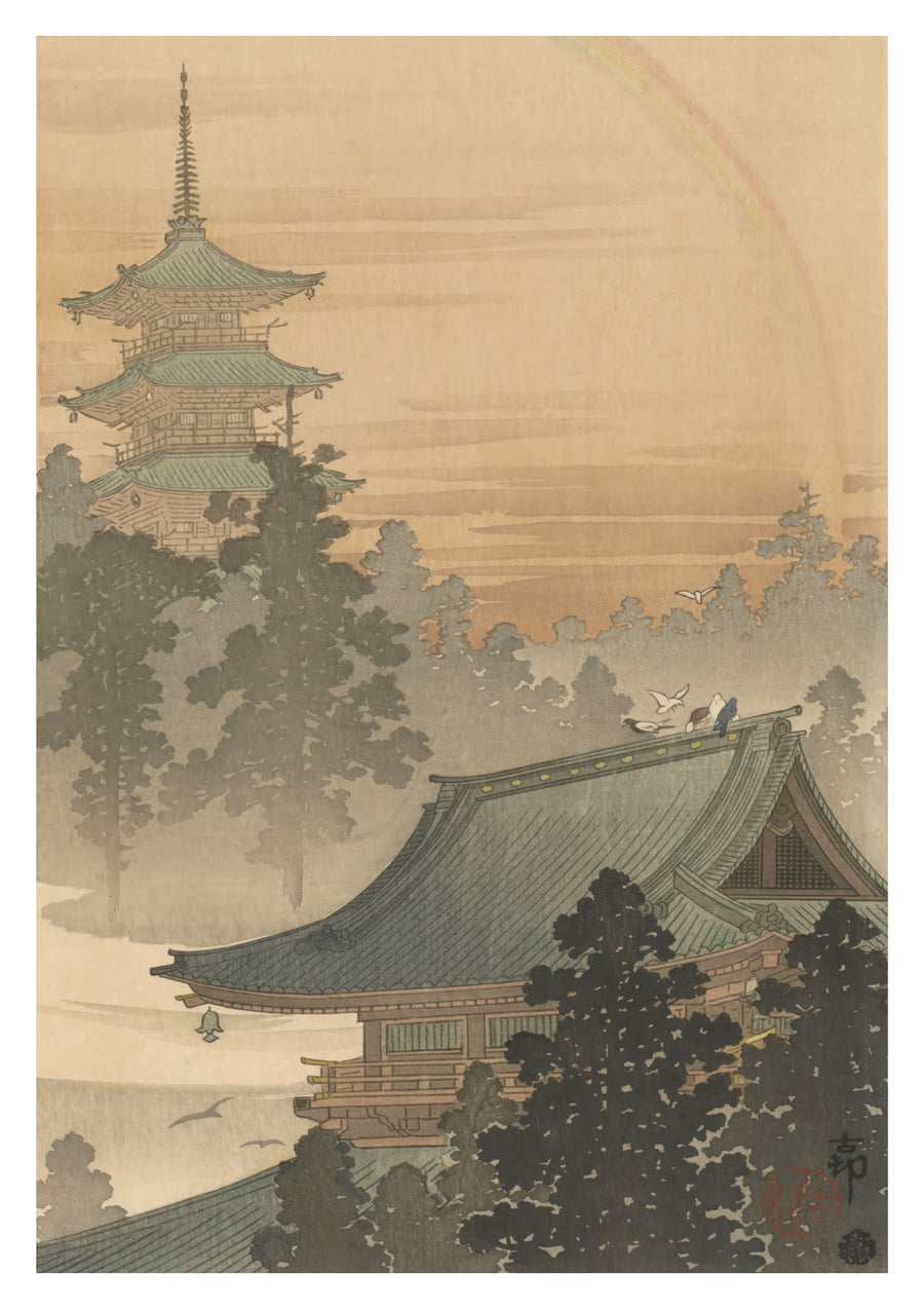 Pagod och Tempel - Print Only frame