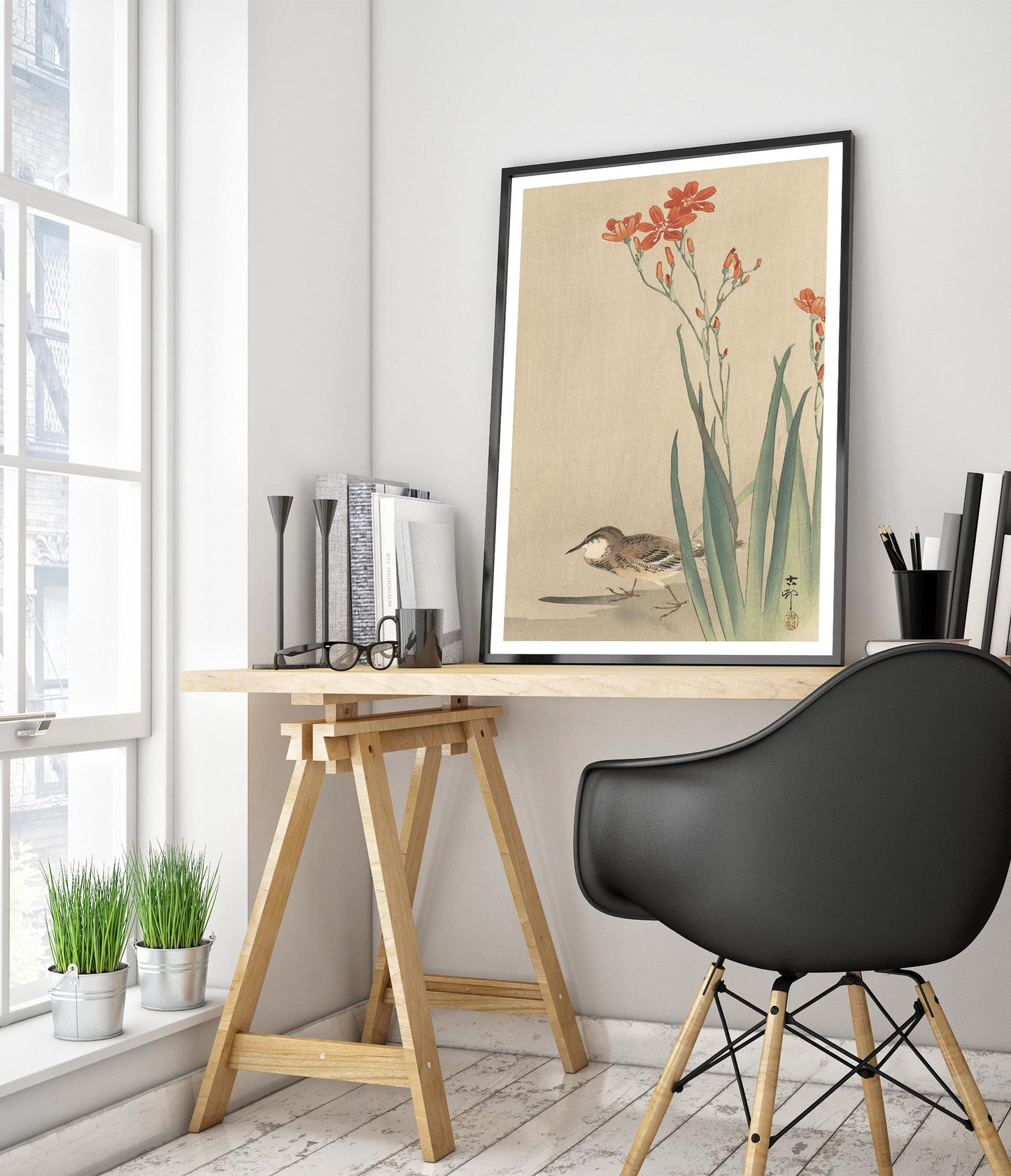 Pipit & Crocosmia Aurea