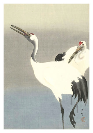 Two Cranes print